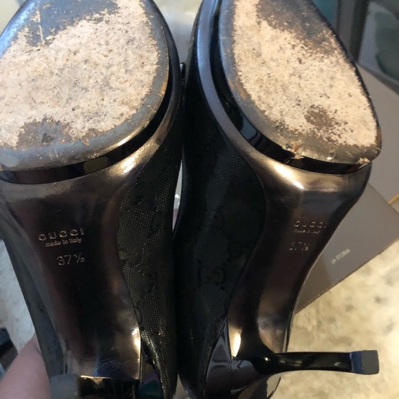 Pre Worn Stunning Gucci GG Imprime Pumps - Picture 2 of 8